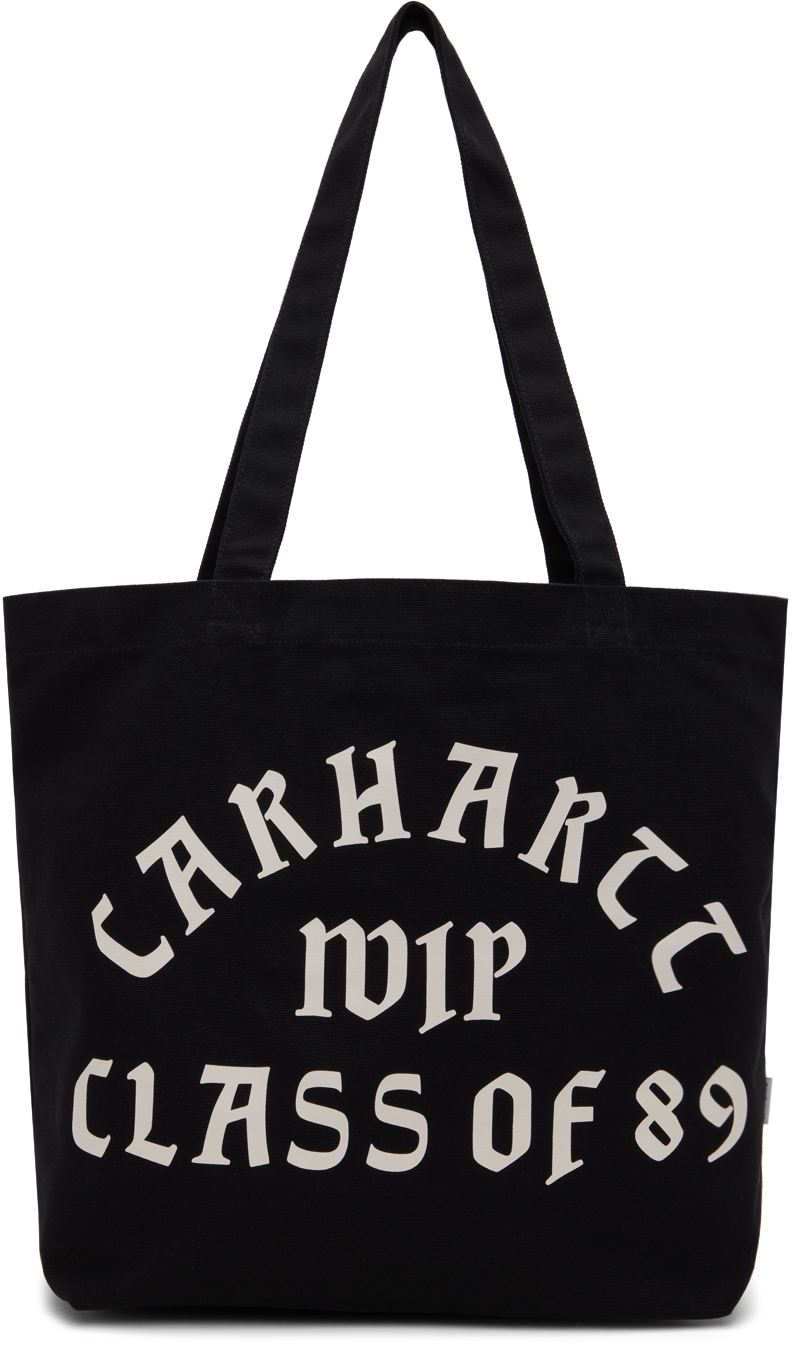 Carhartt Black Canvas Graphic Tote In 28h Class Of 89 Prin
