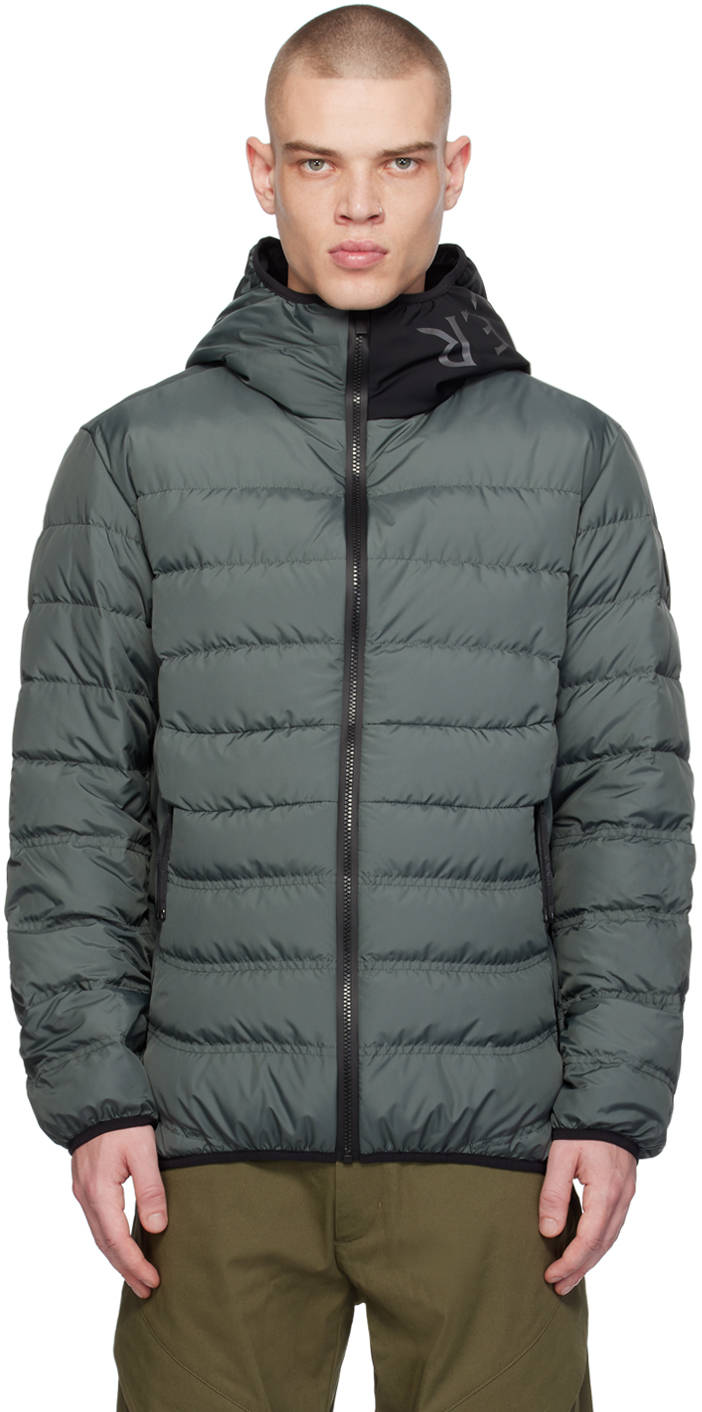 Moncler: Green Vernasca Down Jacket | SSENSE