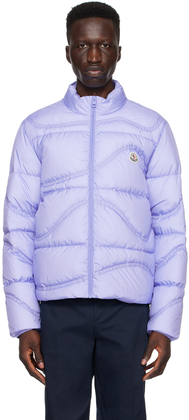 Shop Moncler Purple Tayrona Down Jacket In Hydrangea 71b