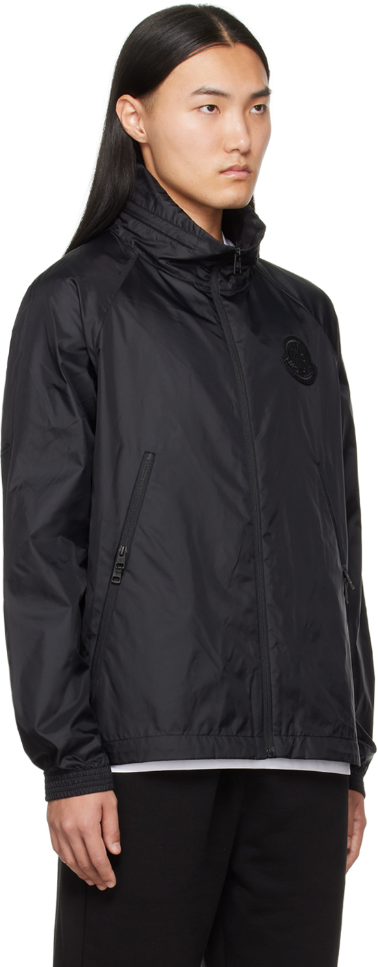 Moncler Lightweight Hooded Jacket In Black
