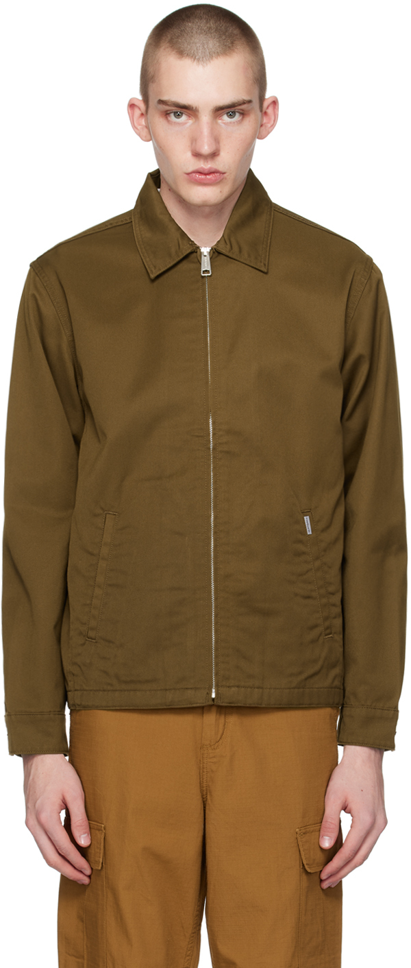 Shop Carhartt Brown Modular Jacket In 1zd Lumber