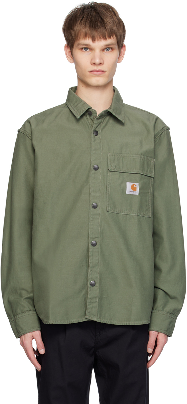 Carhartt Khaki Hayworth Jacket In 667 Dollar Green