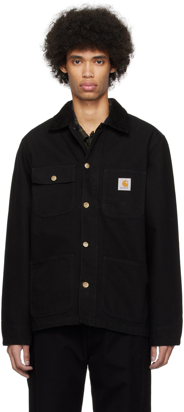 Carhartt Black Michigan Jacket In 00e02 Black / Black