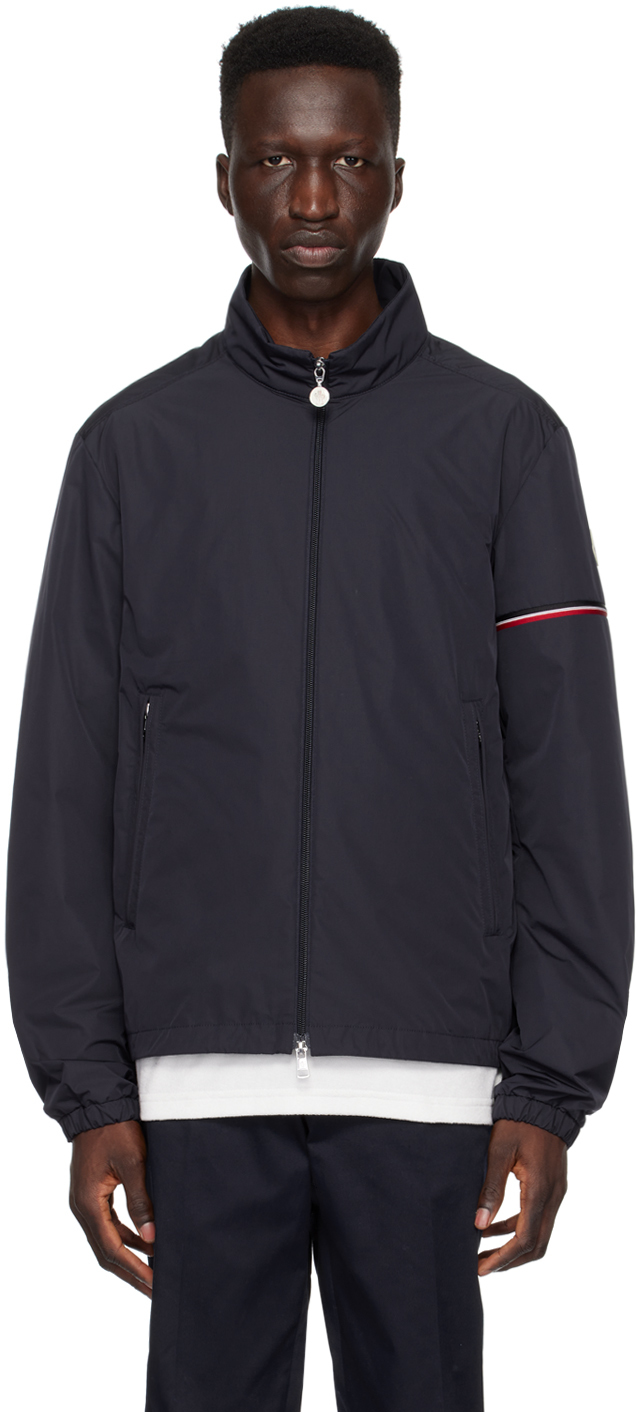 Moncler: Navy Ruinette Jacket | SSENSE