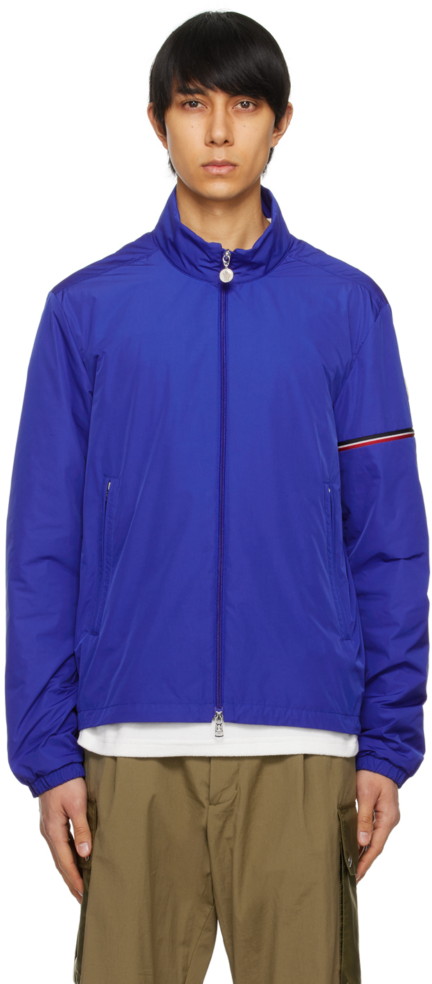 Shop Moncler Blue Ruinette Jacket In Blue 73l