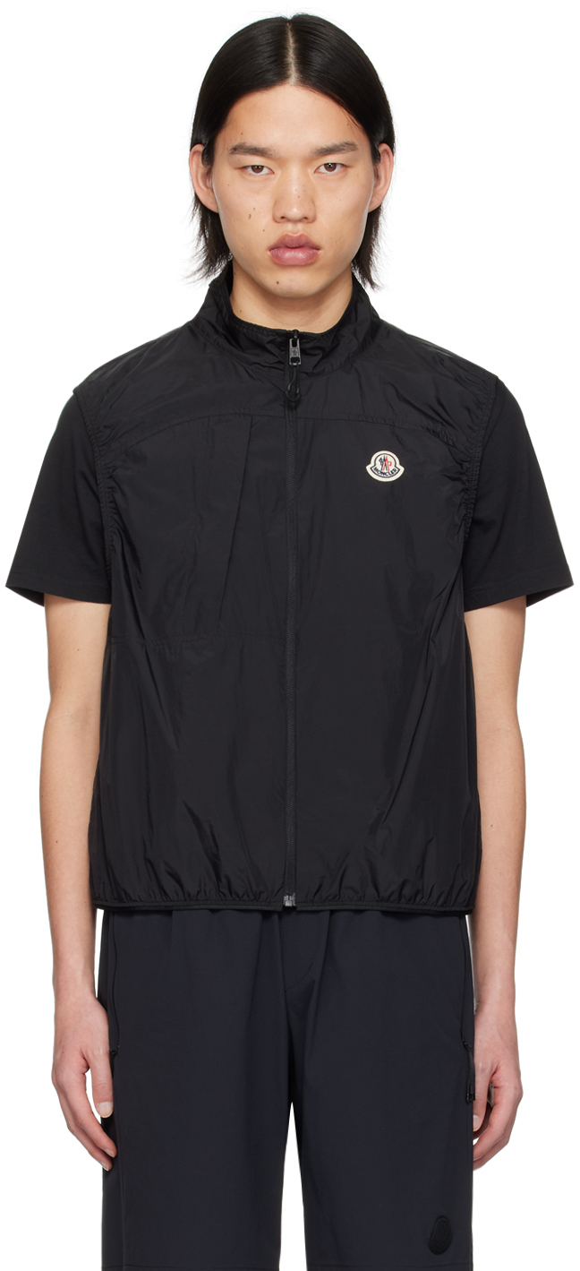 Shop Moncler Black Arashi Vest In Black 999