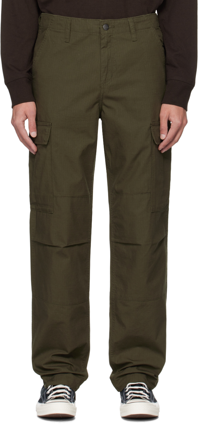 Green Regular Cargo Pants