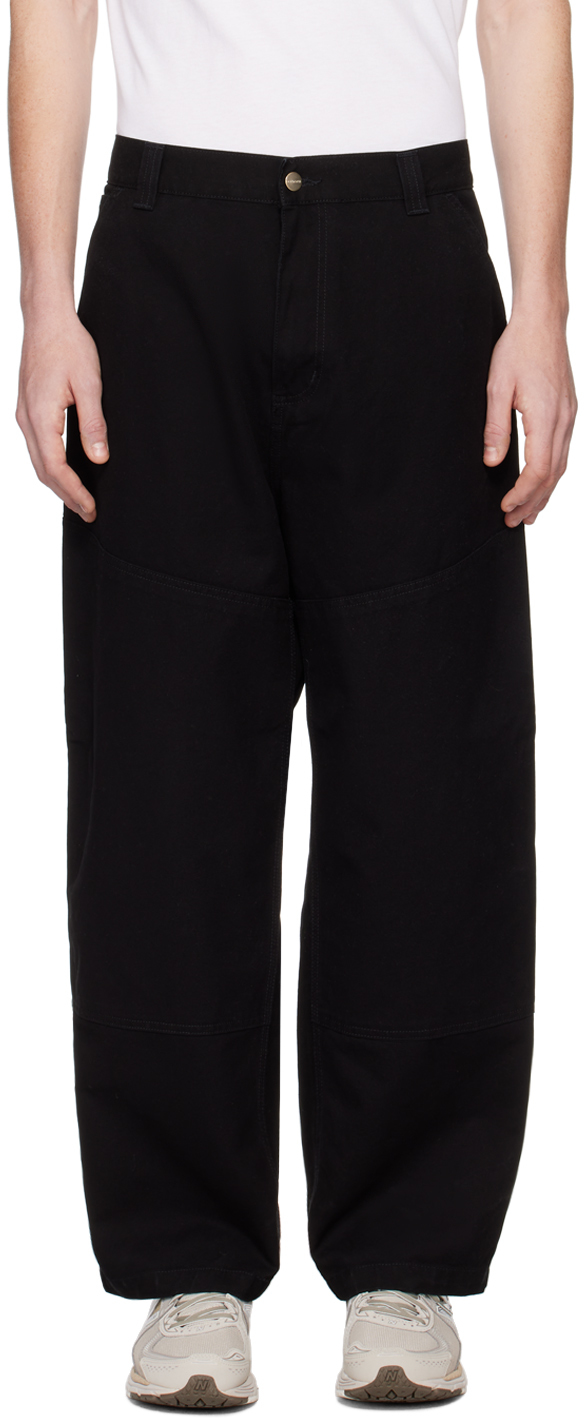 Carhartt Black Wide Trousers In 8902 Black