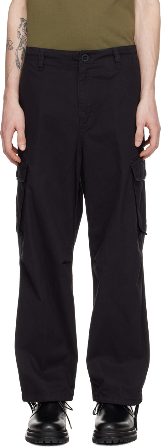 Black Unity Trousers by Carhartt Work In Progress on Sale