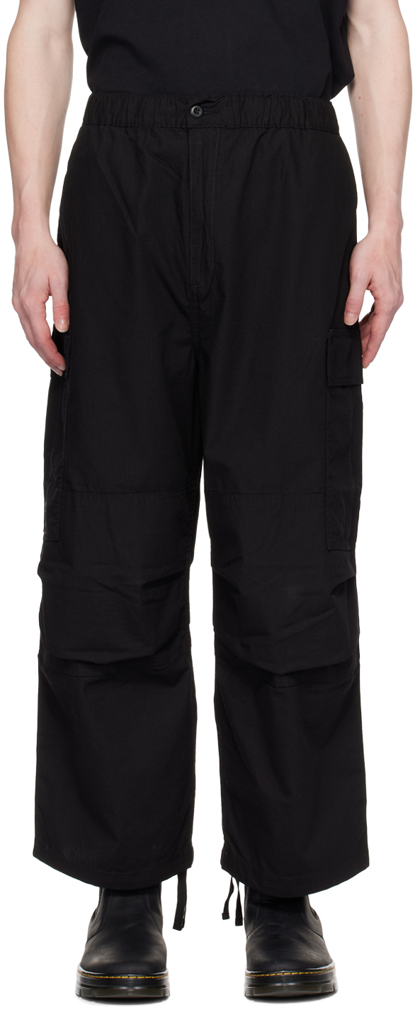 Shop Carhartt Black Jet Cargo Pants In 89 Black