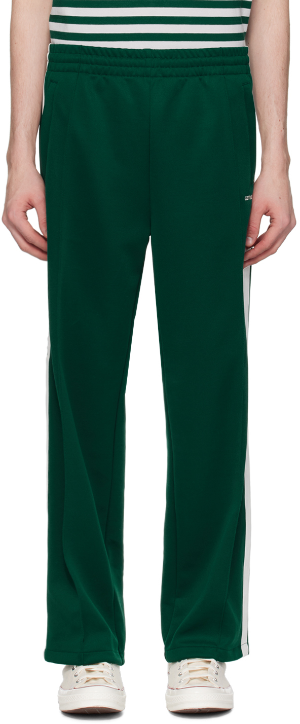 Shop Carhartt Green Benchill Sweatpants In 20a Chervil / Wax