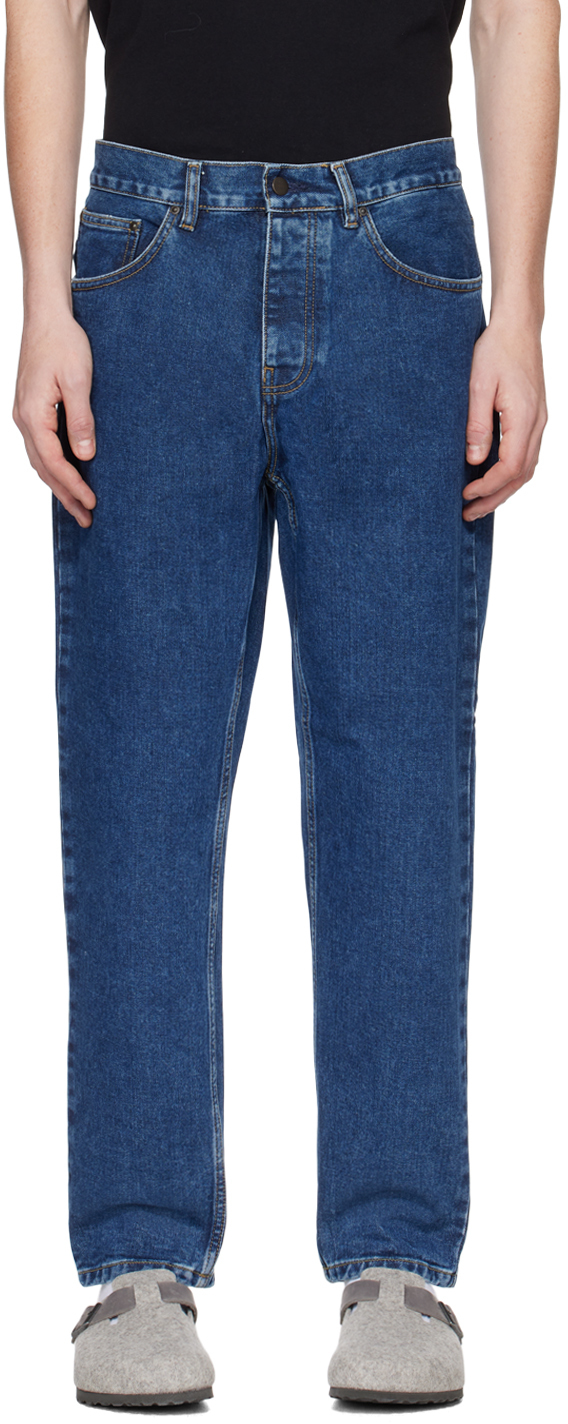 Carhartt Work In Progress: Blue Newel Jeans | SSENSE