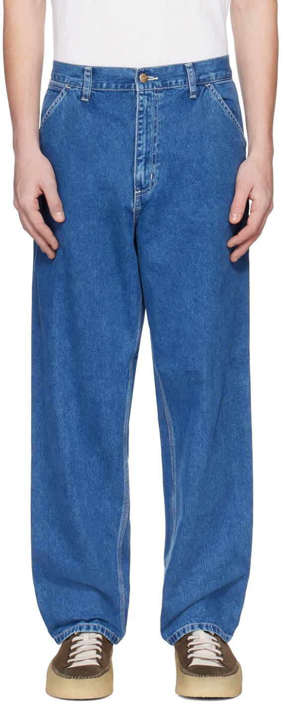 Carhartt Work In Progress: Blue Simple Jeans | SSENSE