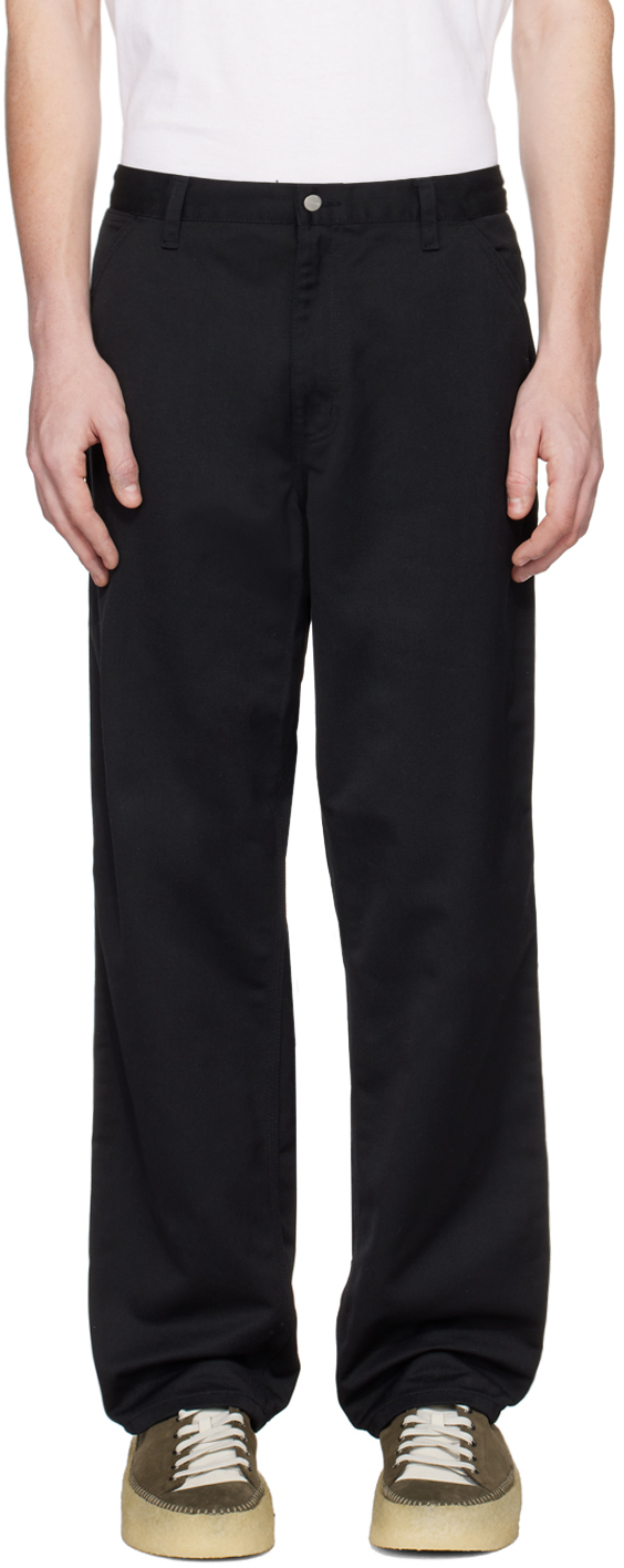 Black Simple Trousers