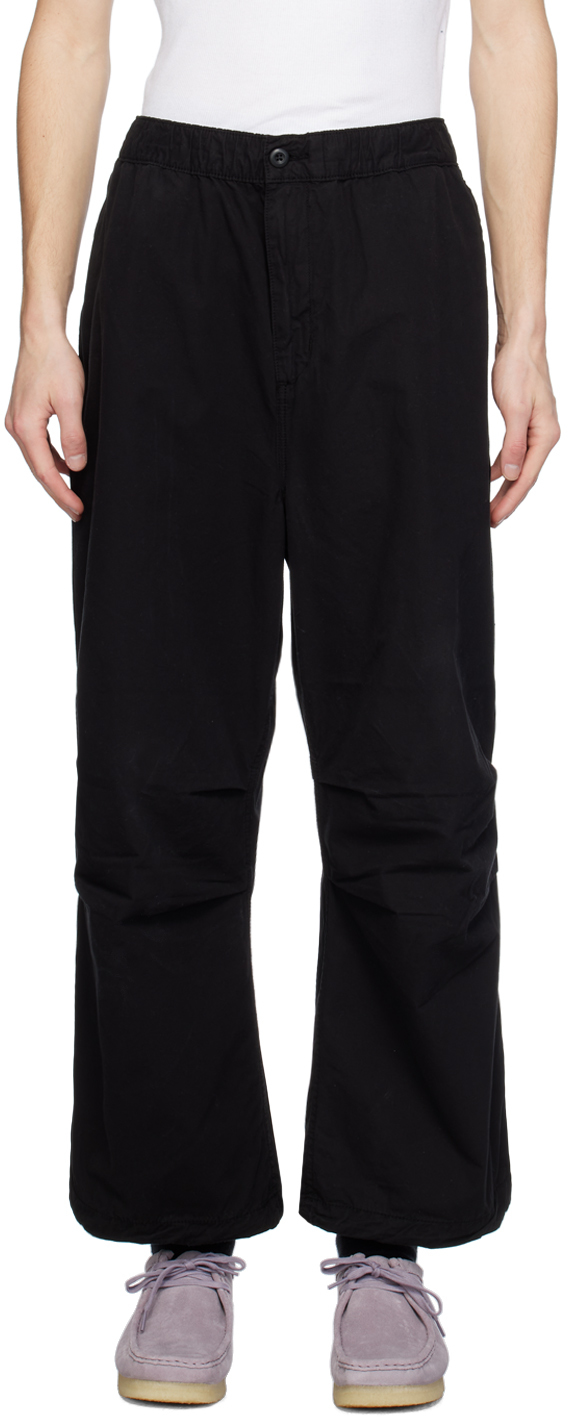 Carhartt Judd Garment Dyed Pants In Black