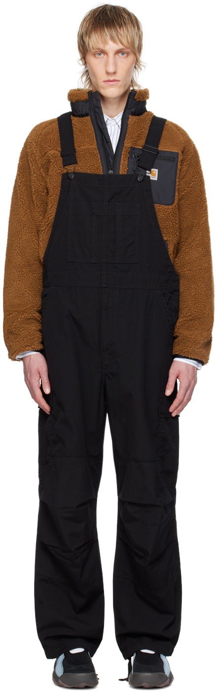 Shop Carhartt Black Patch Overalls In 89 Black