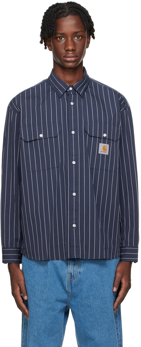 The Row Carhartt Wip Orlean Shirt In Chm Charcoal Melange