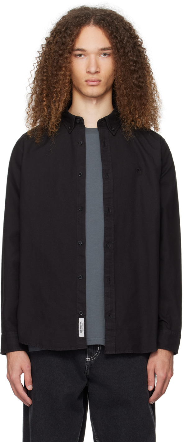 Carhartt Black Bolton Shirt In 89gd Black