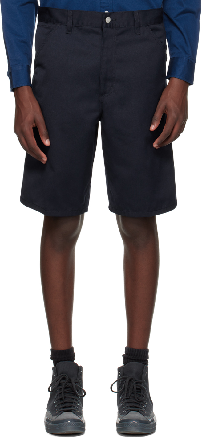 Navy Simple Shorts