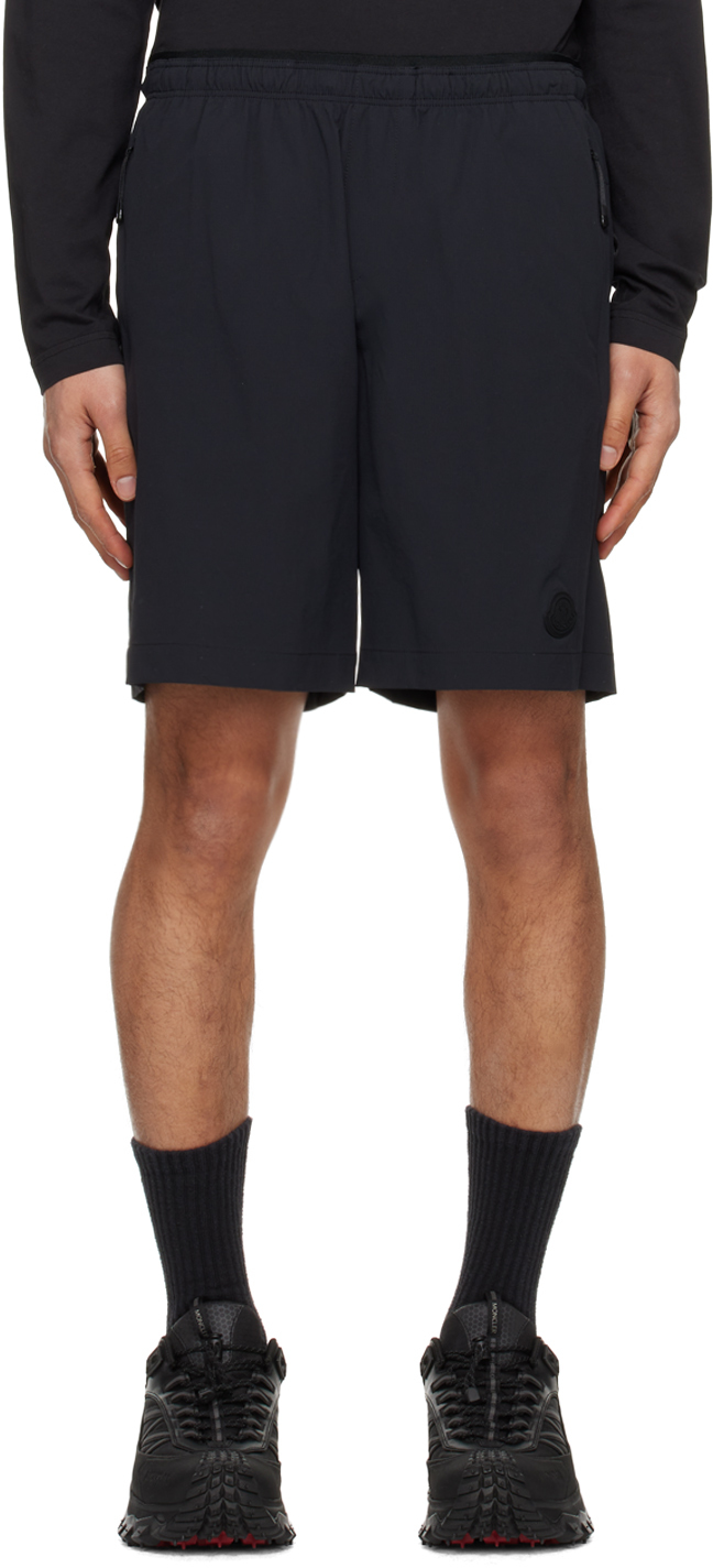 Black moncler shorts best sale