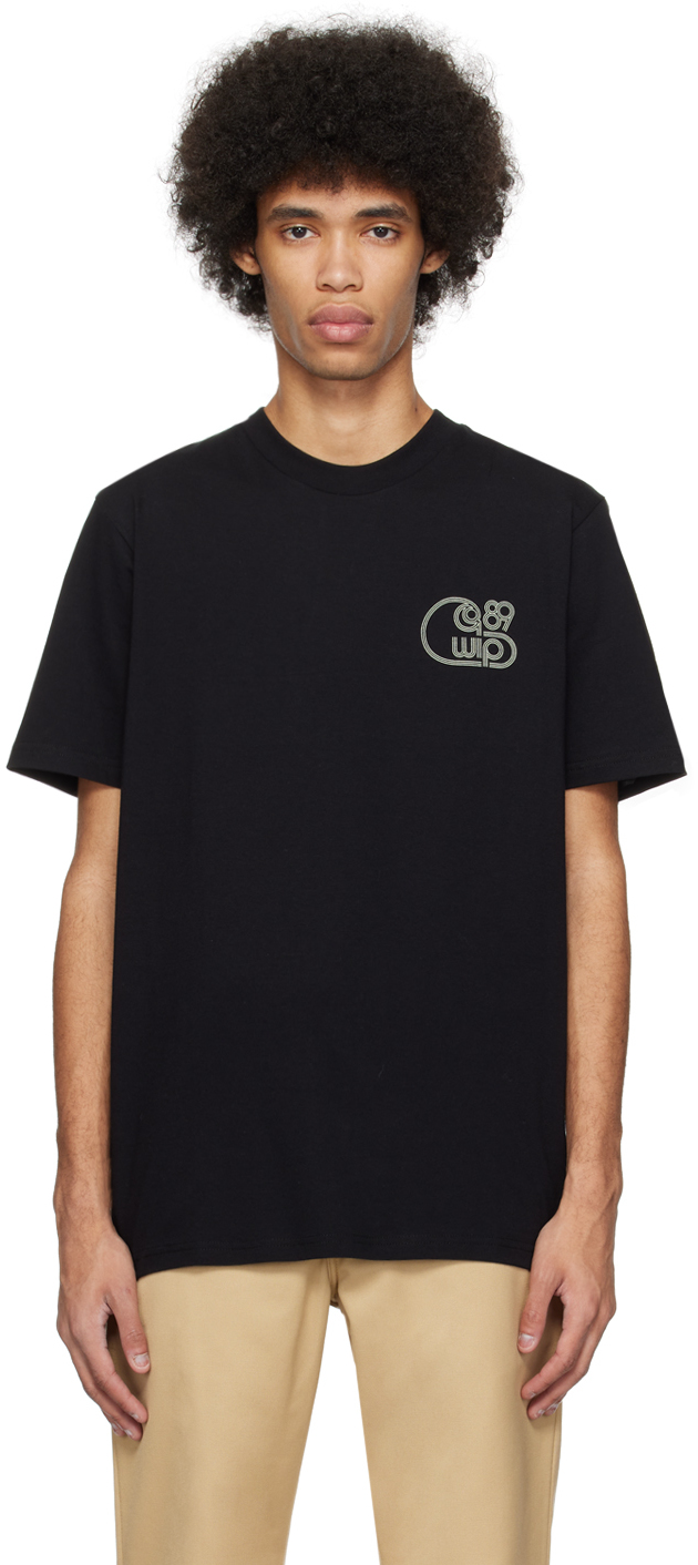 Shop Carhartt Black Night Night T-shirt In 1xd Black / Green