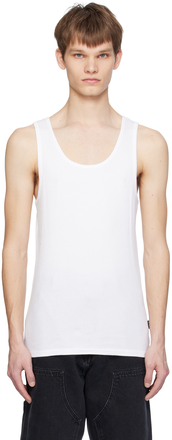Two-Pack White A-Shirt Tank Tops