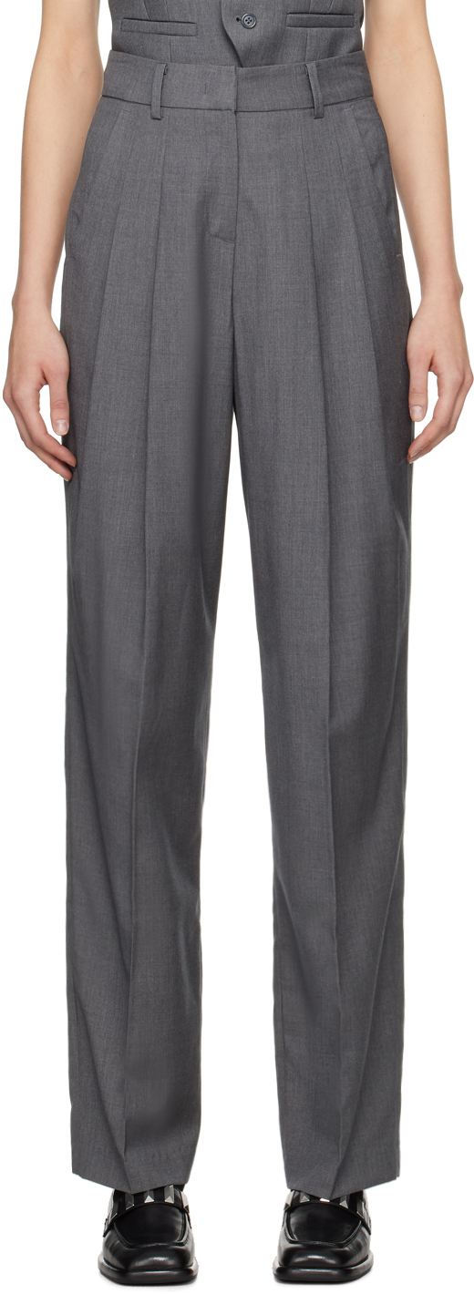 Gray Gelso Trousers