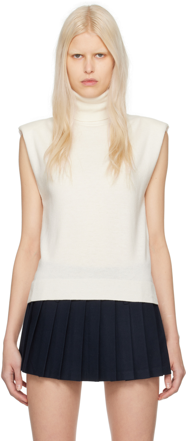 The Frankie Shop Off-white Nadia Turtleneck In Ivory