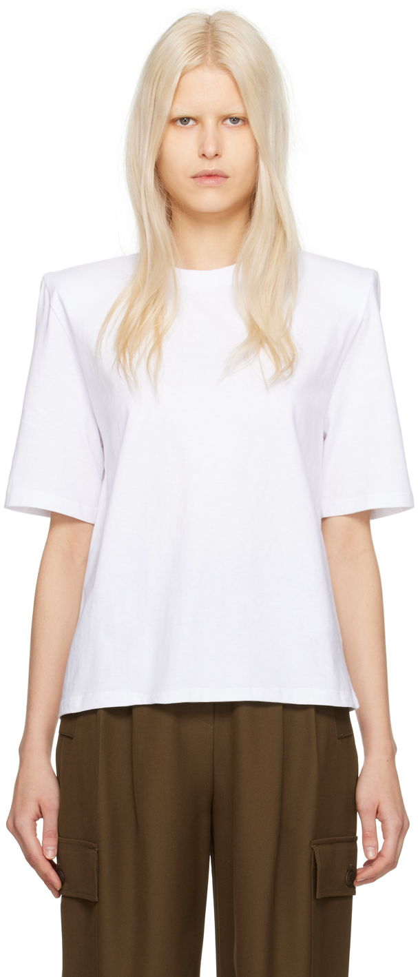 The Frankie Shop White Carrington TShirt SSENSE