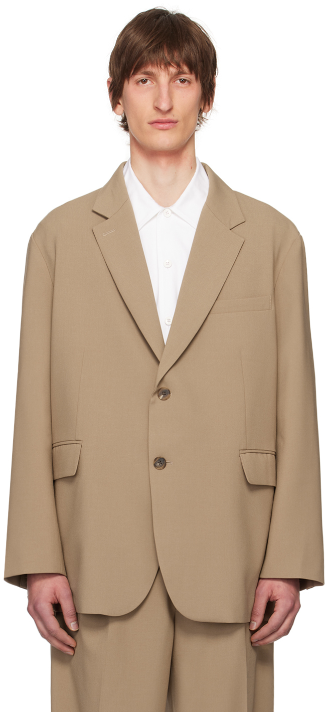 Beige Beo Blazer by The Frankie Shop on Sale