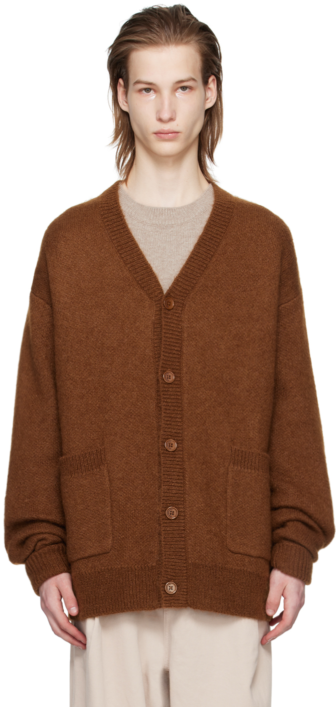 Brown Lucas Cardigan by The Frankie Shop on Sale