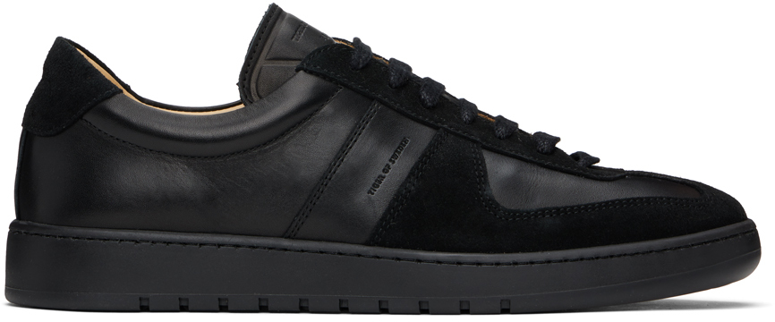Shop Tiger Of Sweden Black Bellicu Sneakers In 050-black