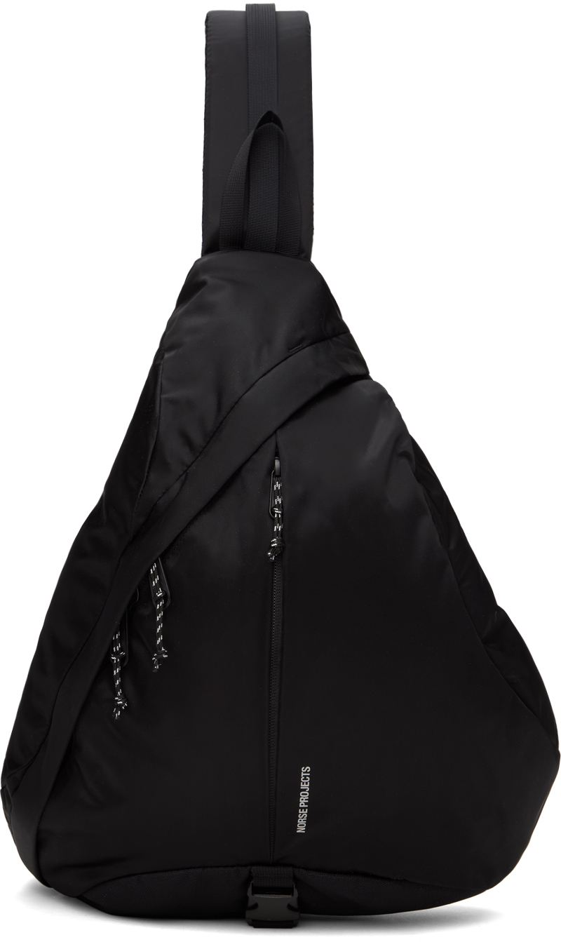 Shop Norse Projects Black Tri-point Backpack