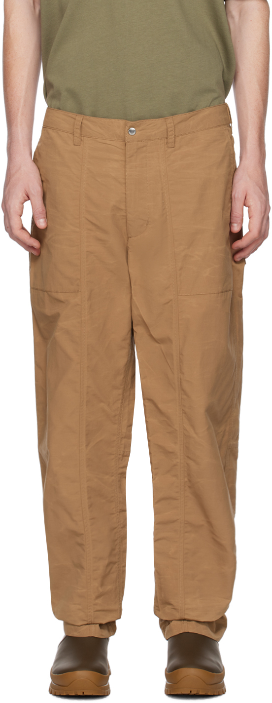 Norse Projects Tan Sigur Cargo Trousers In 2001 Camel