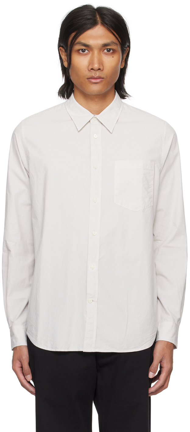 Norse Projects Off-white Osvald Shirt In 1042 Marble White