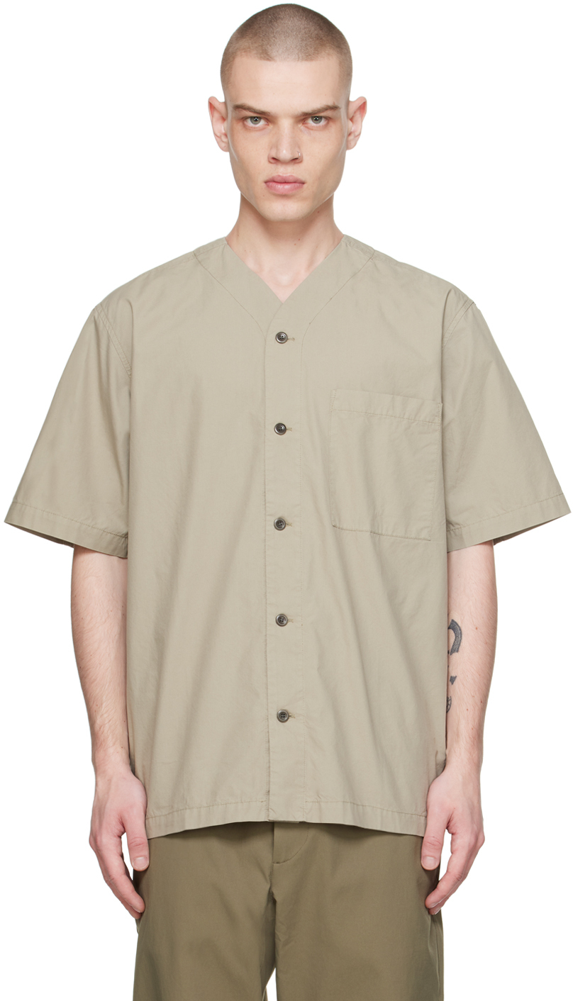 Norse Projects Gray Erwin Shirt In Clay