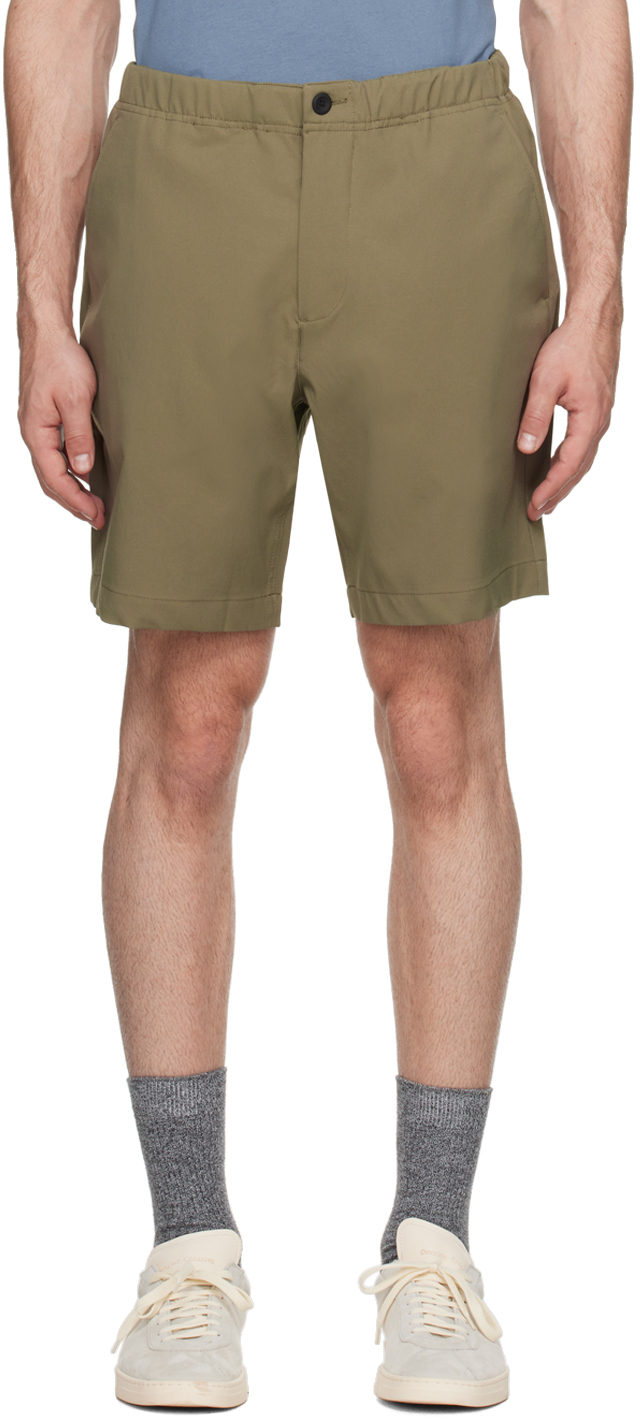 Norse Projects Green Ezra Shorts In Sediment Green