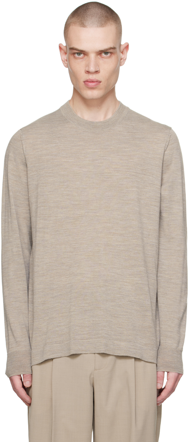 Norse Projects Beige Teis Jumper In Sand