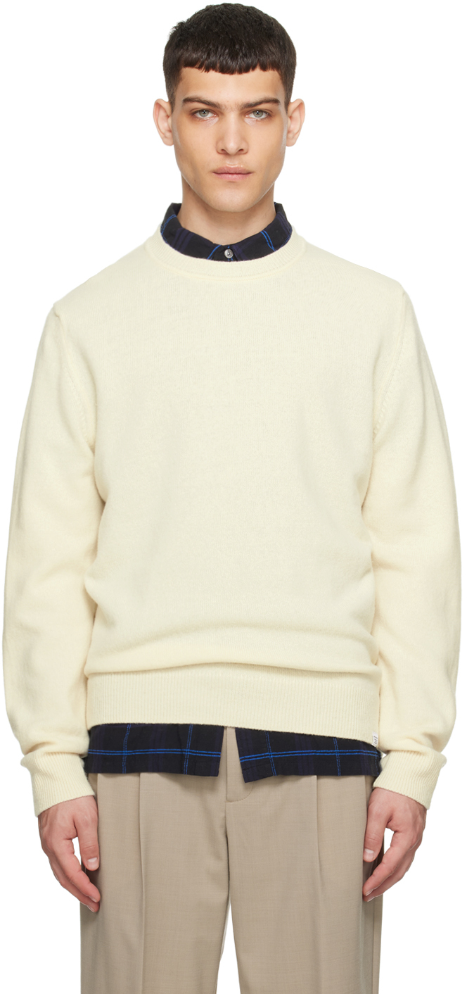 Norse Projects Off-white Sigfred Jumper In Ecru
