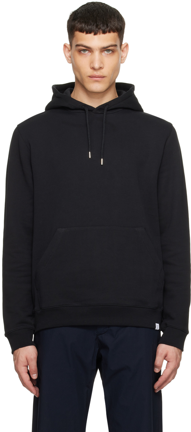 Shop Norse Projects Black Vagn Hoodie