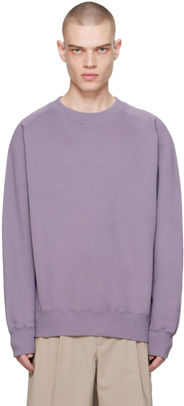Norse Projects Purple Marten Sweatshirt In Dusk Purple