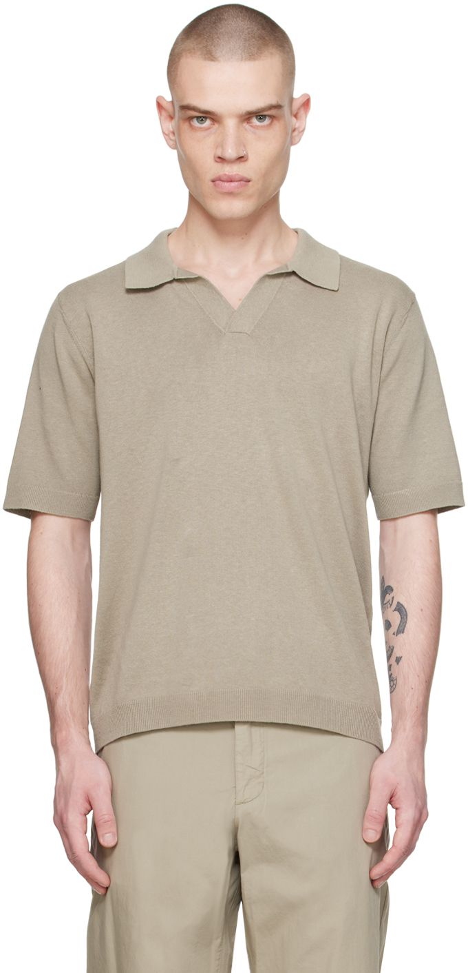Norse Projects Gray Leif Polo In Clay