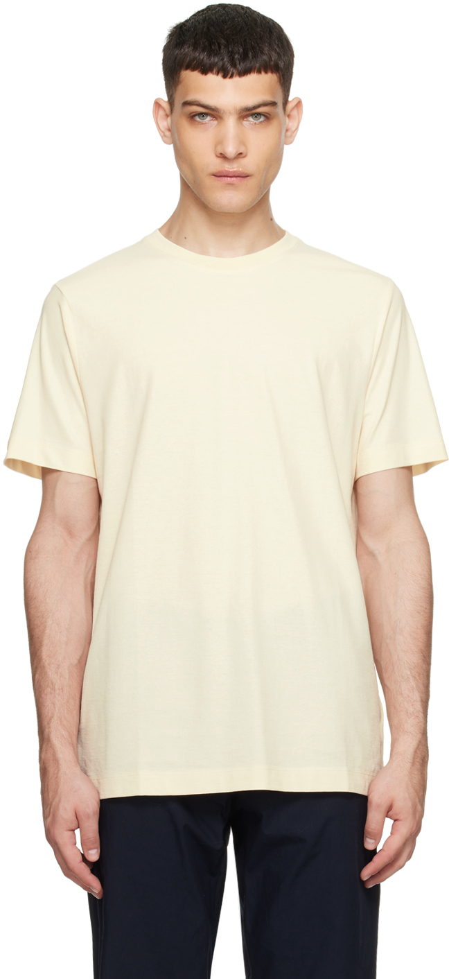 Norse Projects Off-white Crewneck T-shirt In Ecru