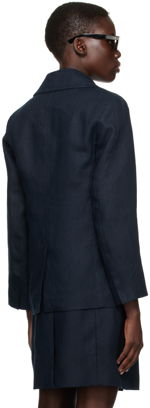 Max Mara Navy Ricordo Jacket In 2 Navy