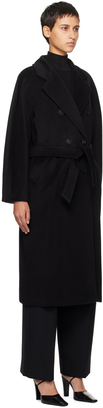 Shop Max Mara Black Madame Coat In 003 Black