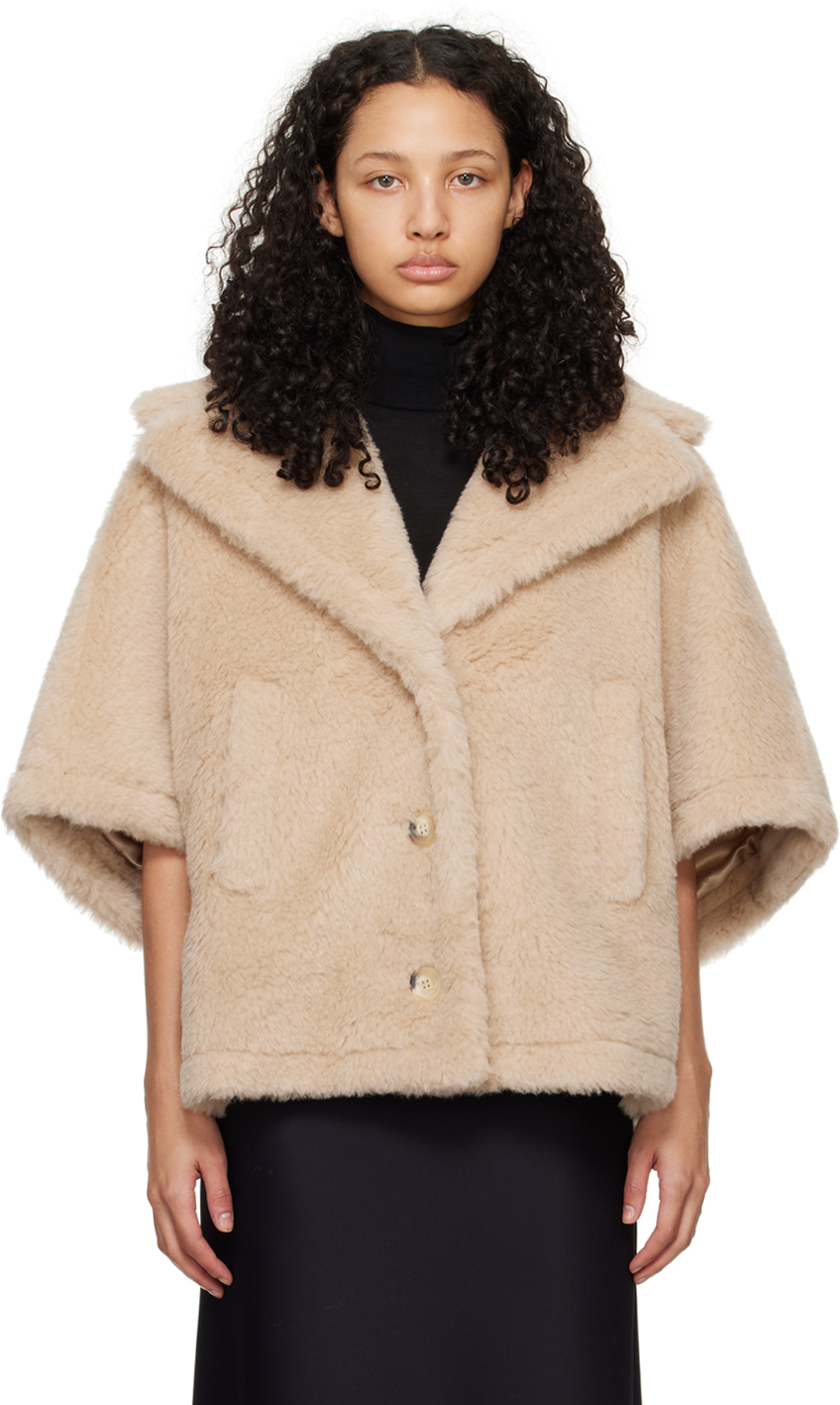 Max Mara Aleggio Teddy Cape Jacket | Bloomingdale's