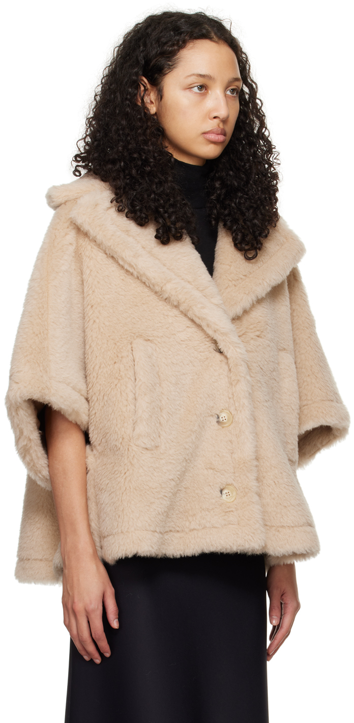 Shop Max Mara Beige Aleggio Coat In 24 Sand