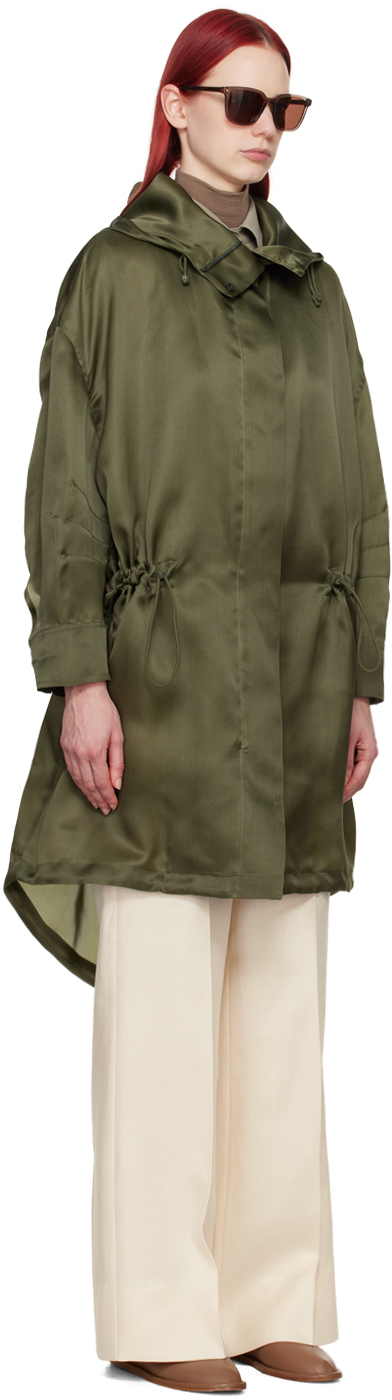 Max Mara Khaki Tambuto Jacket In 2 Oliva