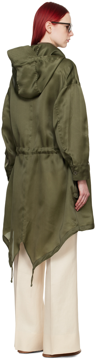 Max Mara Khaki Tambuto Jacket In 2 Oliva