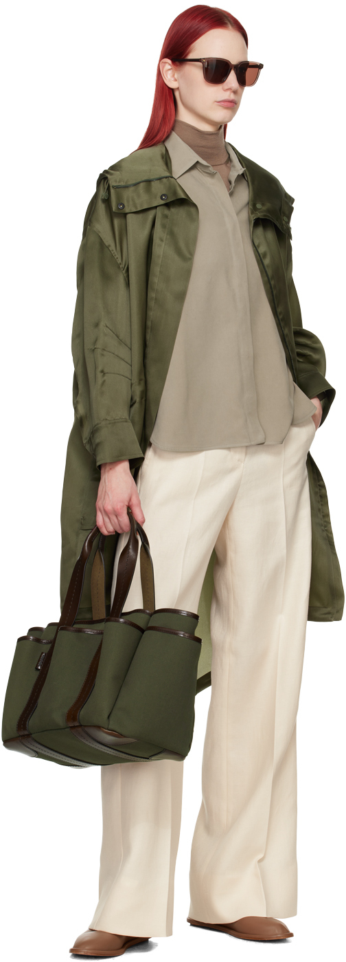 Max Mara Khaki Tambuto Jacket In 2 Oliva